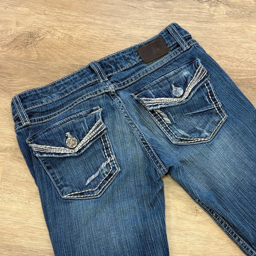 BKE Sabrina Low Rise Flare Women's Jeans Size 25x33.5 - Picture 5 of 8